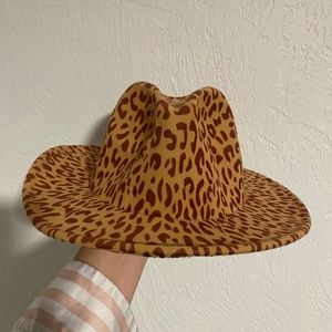 Leopard Print Cowgirl Hat
